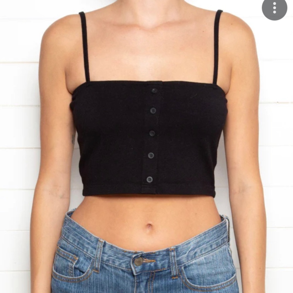 brandy melville button up tank
